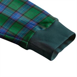 Scottish Storrie Modern Clan Crest Tartan V neck Knitted Fleece Cardigans