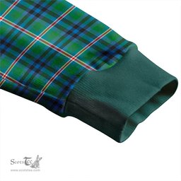 Scottish Reid (Mill City) Ancient Clan Crest Tartan V neck Knitted Fleece Cardigans