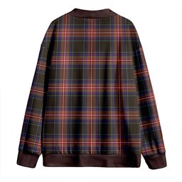 Scottish Watt (Wate) Weathered Clan Crest Tartan V neck Knitted Fleece Cardigans
