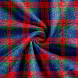 Scottish Skene of Cromar Modern Clan Crest Tartan V neck Knitted Fleece Cardigans