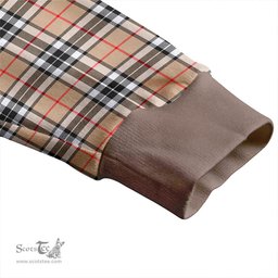 Scottish Thomson Camel (MacThomas/Thompson Camel) Modern Clan Crest Tartan V neck Knitted Fleece Cardigans