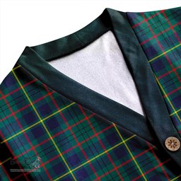 Scottish Taylor Modern Clan Crest Tartan V neck Knitted Fleece Cardigans