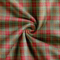Scottish Muirhead Weathered Clan Crest Tartan V neck Knitted Fleece Cardigans