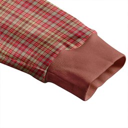 Scottish Ogilvie of Airlie Weathered Clan Crest Tartan V neck Knitted Fleece Cardigans