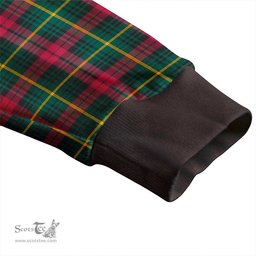 Scottish Martin Modern Clan Crest Tartan V neck Knitted Fleece Cardigans