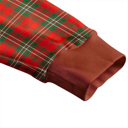 Scottish Scott Ancient Clan Crest Tartan V neck Knitted Fleece Cardigans