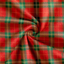 Scottish Maver Ancient Clan Crest Tartan V neck Knitted Fleece Cardigans