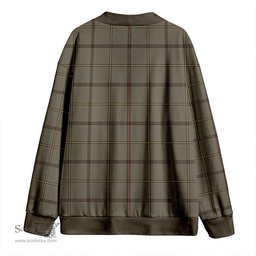 Scottish Marr Weathered Clan Crest Tartan V neck Knitted Fleece Cardigans