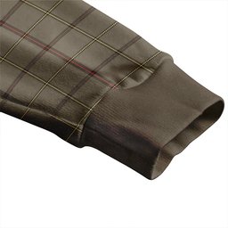 Scottish Marr Weathered Clan Crest Tartan V neck Knitted Fleece Cardigans