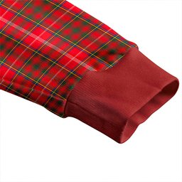 Scottish Murray Plaid Artifact Modern Clan Crest Tartan V neck Knitted Fleece Cardigans