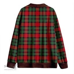 Scottish Murdoch Modern Clan Crest Tartan V neck Knitted Fleece Cardigans