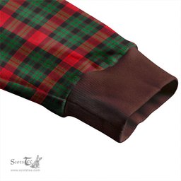 Scottish Murdoch Modern Clan Crest Tartan V neck Knitted Fleece Cardigans