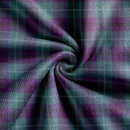 Scottish Oliphant Weathered Clan Crest Tartan V neck Knitted Fleece Cardigans