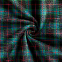 Scottish Nairn Ancient Clan Crest Tartan V neck Knitted Fleece Cardigans