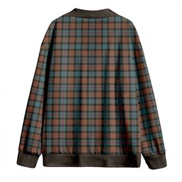 Scottish Murray of Atholl variation (Murray of Atholl; variation) Weathered Clan Crest Tartan V neck Knitted Fleece Cardigans