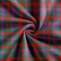 Scottish Ross (Wilsons) Weathered Clan Crest Tartan V neck Knitted Fleece Cardigans
