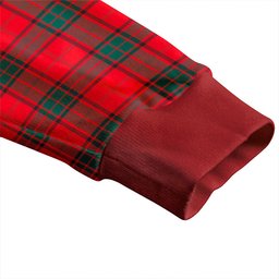 Scottish Maxwell Modern Clan Crest Tartan V neck Knitted Fleece Cardigans