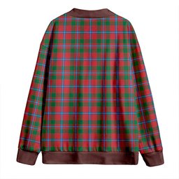 Scottish Murray of Abercairney Portrait (Murray of Abercairney; Portrait) Ancient Clan Crest Tartan V neck Knitted Fleece Cardigans