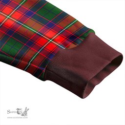 Scottish Wauchope Clan Crest Tartan V neck Knitted Fleece Cardigans