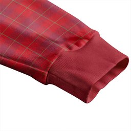 Scottish Stirling of Keir Weathered Clan Crest Tartan V neck Knitted Fleece Cardigans