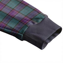 Scottish Storrie Weathered Clan Crest Tartan V neck Knitted Fleece Cardigans
