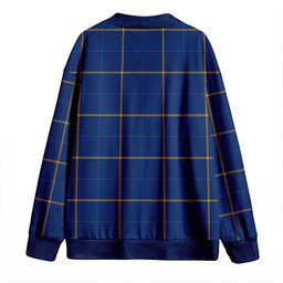 Scottish Pearson Modern Clan Crest Tartan V neck Knitted Fleece Cardigans