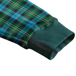 Scottish Melville Ancient Clan Crest Tartan V neck Knitted Fleece Cardigans