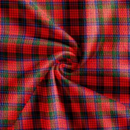 Scottish Nicolson Modern Clan Crest Tartan V neck Knitted Fleece Cardigans