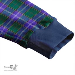 Scottish Pringle Modern Clan Crest Tartan V neck Knitted Fleece Cardigans