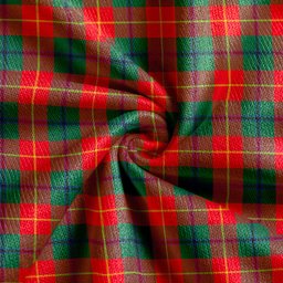 Scottish Turnbull Dress Modern Clan Crest Tartan V neck Knitted Fleece Cardigans