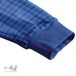 Scottish Mercer Modern Clan Crest Tartan V neck Knitted Fleece Cardigans