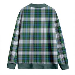 Scottish Murray of Atholl Dress (Murray Dress) Ancient Clan Crest Tartan V neck Knitted Fleece Cardigans