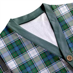 Scottish Murray of Atholl Dress (Murray Dress) Ancient Clan Crest Tartan V neck Knitted Fleece Cardigans