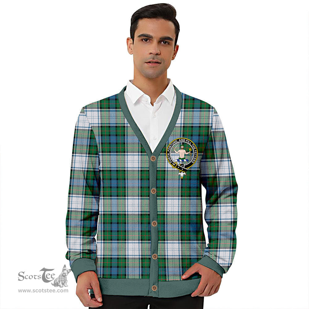 Scottish Murray of Atholl Dress (Murray Dress) Ancient Clan Crest Tartan V neck Knitted Fleece Cardigans