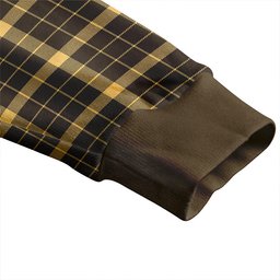 Scottish Raeburn Weathered Clan Crest Tartan V neck Knitted Fleece Cardigans