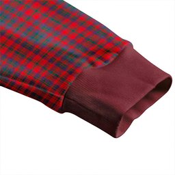 Scottish Matheson Modern Clan Crest Tartan V neck Knitted Fleece Cardigans