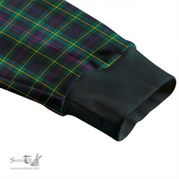 Scottish MacLeod of Skye Modern Clan Crest Tartan V neck Knitted Fleece Cardigans