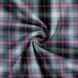 Scottish Porteous Weathered Clan Crest Tartan V neck Knitted Fleece Cardigans