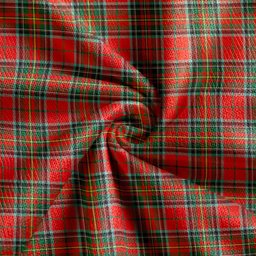 Scottish Stewart of Galloway Ancient Clan Crest Tartan V neck Knitted Fleece Cardigans