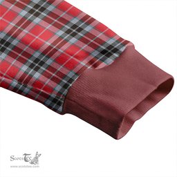 Scottish MacTavish Ancient Clan Crest Tartan V neck Knitted Fleece Cardigans