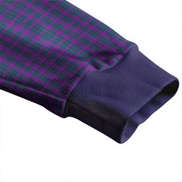 Scottish Rae Modern Clan Crest Tartan V neck Knitted Fleece Cardigans