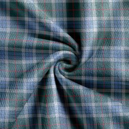 Scottish Thorburn (Thurburn) Weathered Clan Crest Tartan V neck Knitted Fleece Cardigans