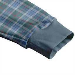 Scottish Thorburn (Thurburn) Weathered Clan Crest Tartan V neck Knitted Fleece Cardigans
