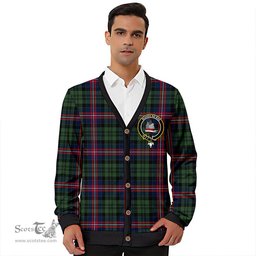 Scottish MacNeil of Colonsay (MacNeil of Barra of Colonsay) (Highland Society of London) Modern Clan Crest Tartan V neck Knitted Fleece Cardigans