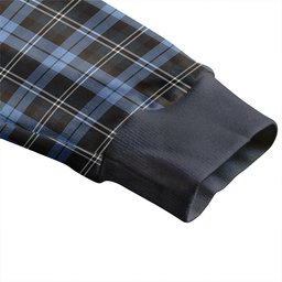 Scottish Melville Weathered Clan Crest Tartan V neck Knitted Fleece Cardigans