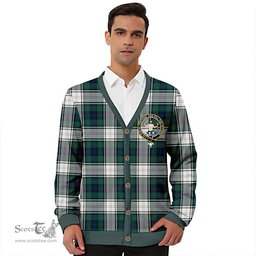Scottish Murray of Atholl Dress (Murray Dress) Modern Clan Crest Tartan V neck Knitted Fleece Cardigans