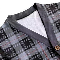 Scottish Moffat Ancient Clan Crest Tartan V neck Knitted Fleece Cardigans
