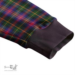 Scottish MacLennan Clan Crest Tartan V neck Knitted Fleece Cardigans