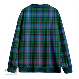 Scottish MacNeil of Colonsay (MacNeil of Barra of Colonsay) (Highland Society of London) Ancient Clan Crest Tartan V neck Knitted Fleece Cardigans