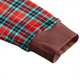 Scottish MacTavish Weathered Clan Crest Tartan V neck Knitted Fleece Cardigans